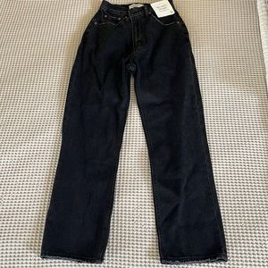 Curve love- Ultra high rise ankle straight jean